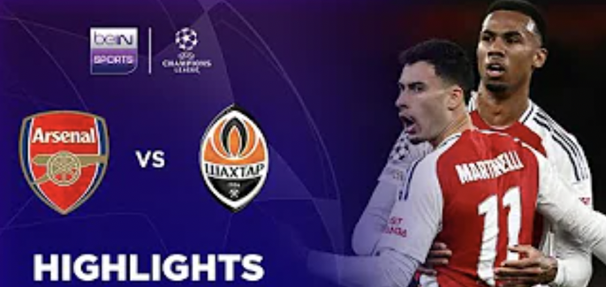 Arsenal 1-0 Shakhtar Donetsk | Champions League 24/25 Match Highlights